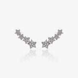 Pendientes trepadores Estrellas