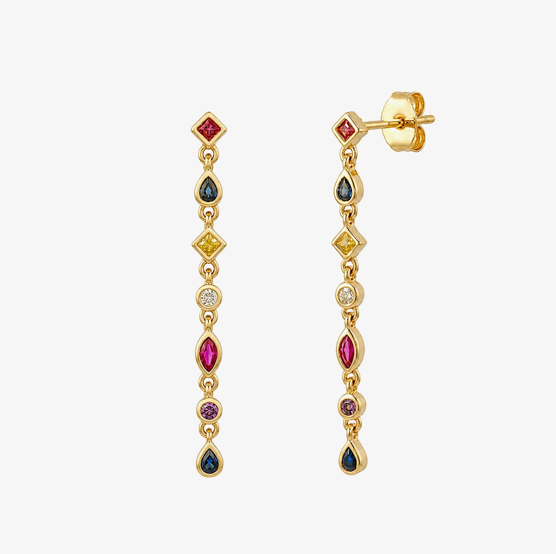 MULTICOLOR long earrings