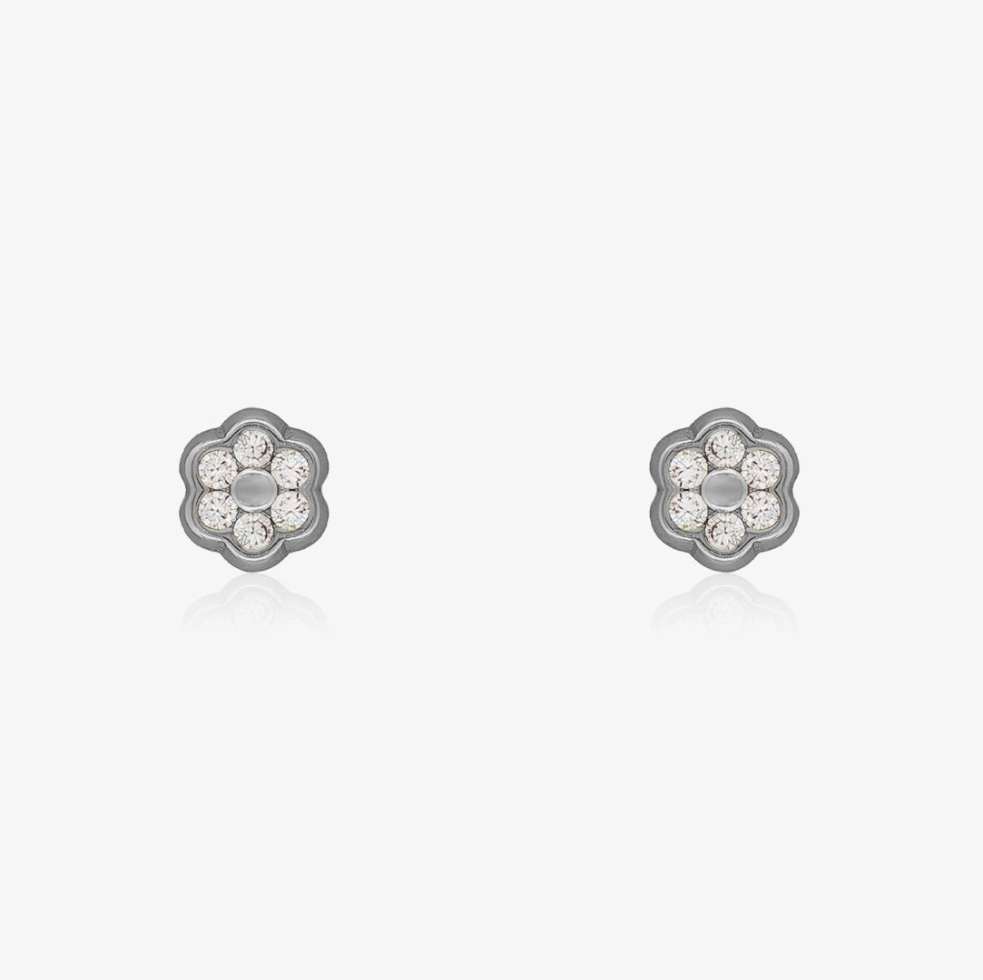 Pendientes Roseta Flor