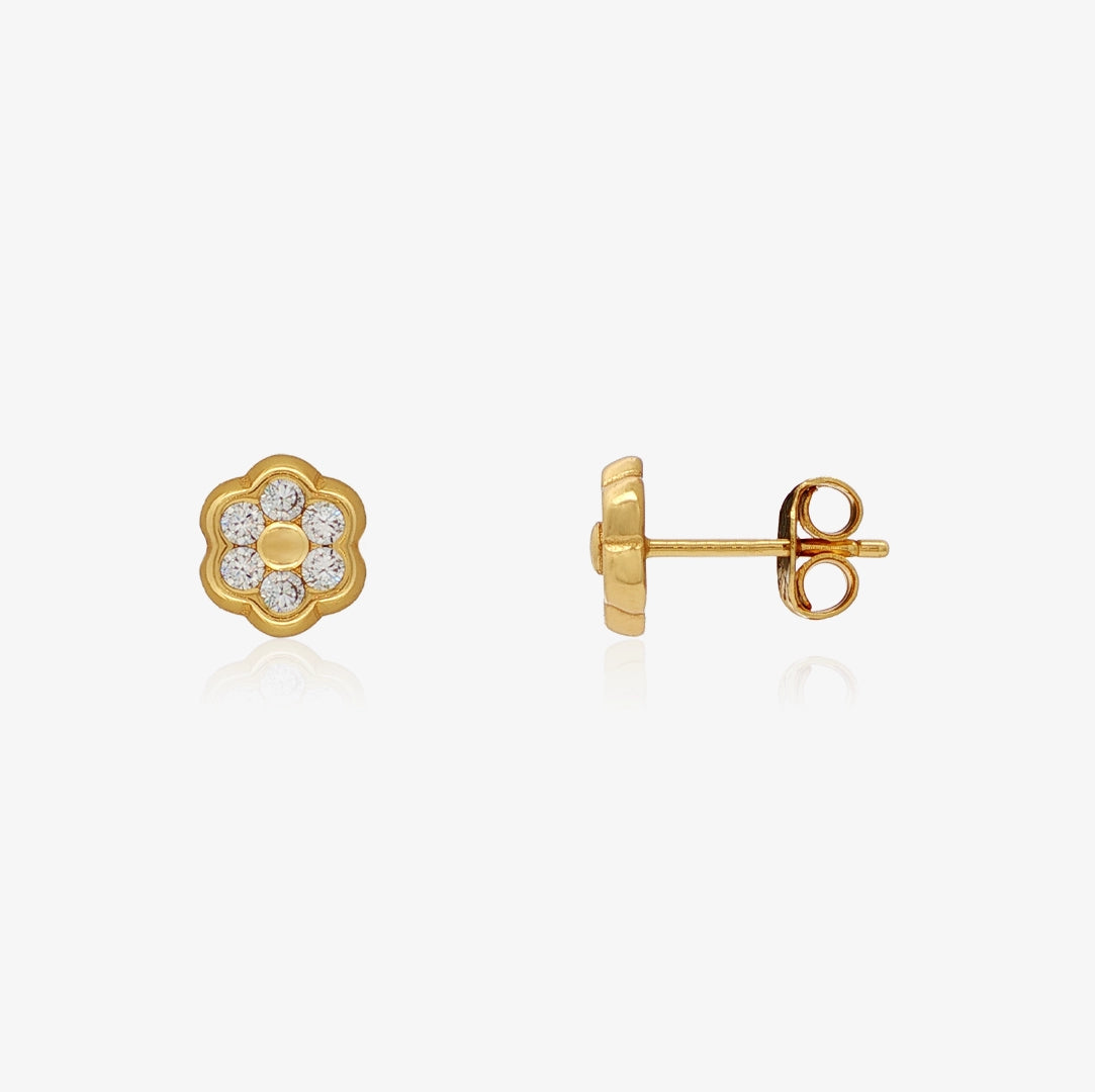 Pendientes Roseta Flor