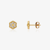 Pendientes Roseta Flor