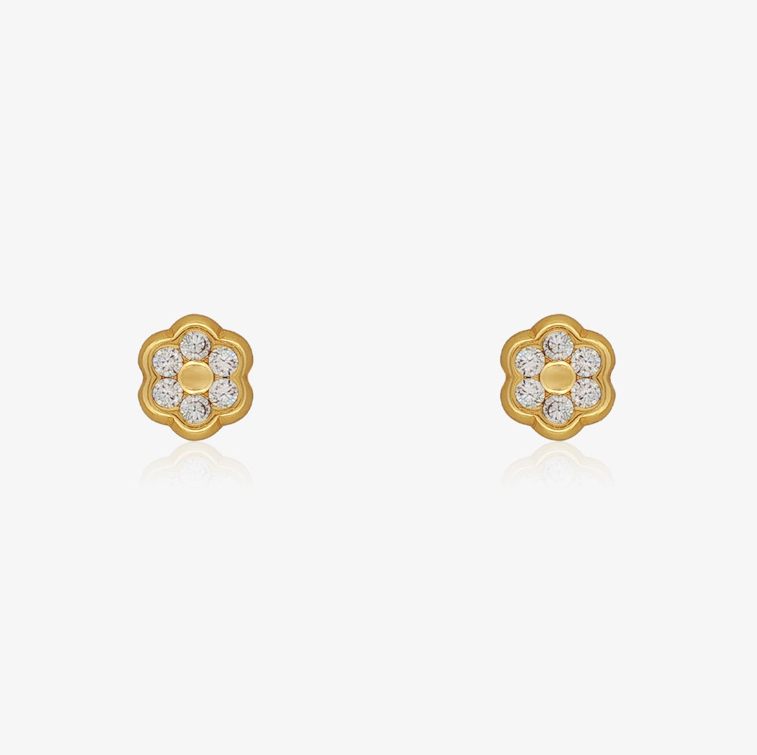 Pendientes Roseta Flor