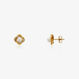 Pendientes trebol Perlas