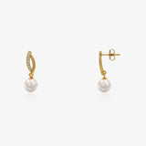 Dangling Pearl Earrings