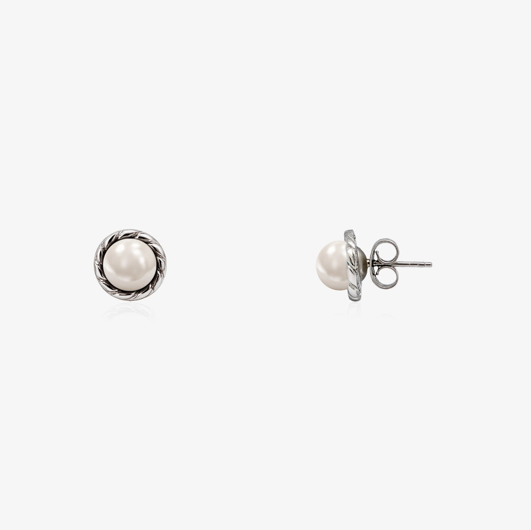 Galloon Pearl Earrings