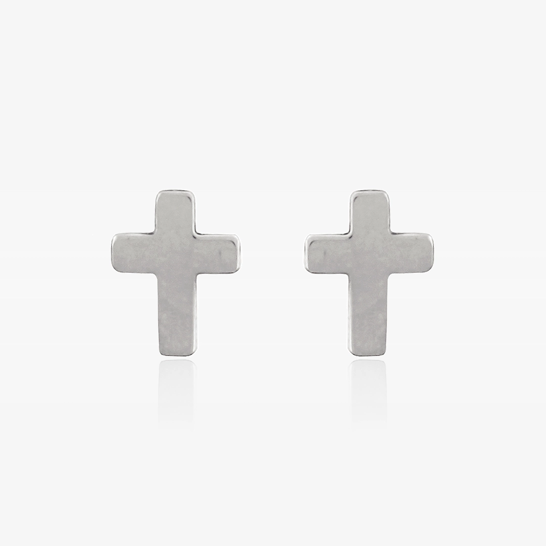 Plain Cross Earrings