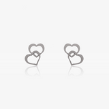 Double Heart Earrings