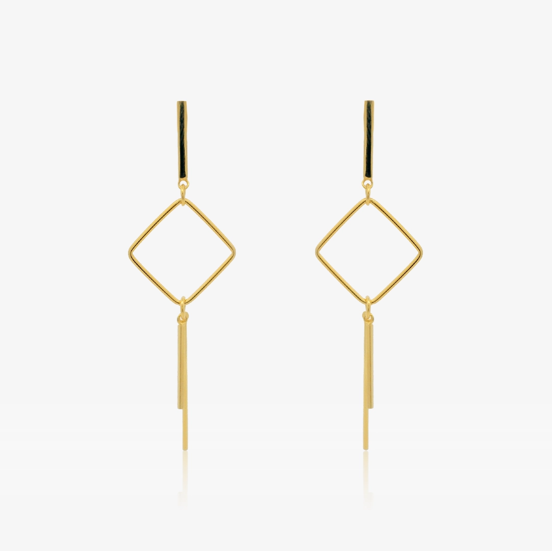 Pendientes Rombos Largos