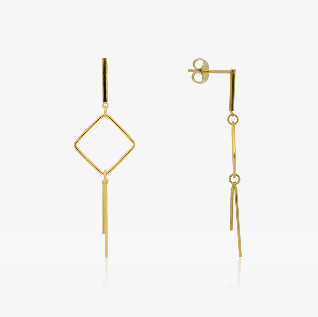 Pendientes Rombos Largos