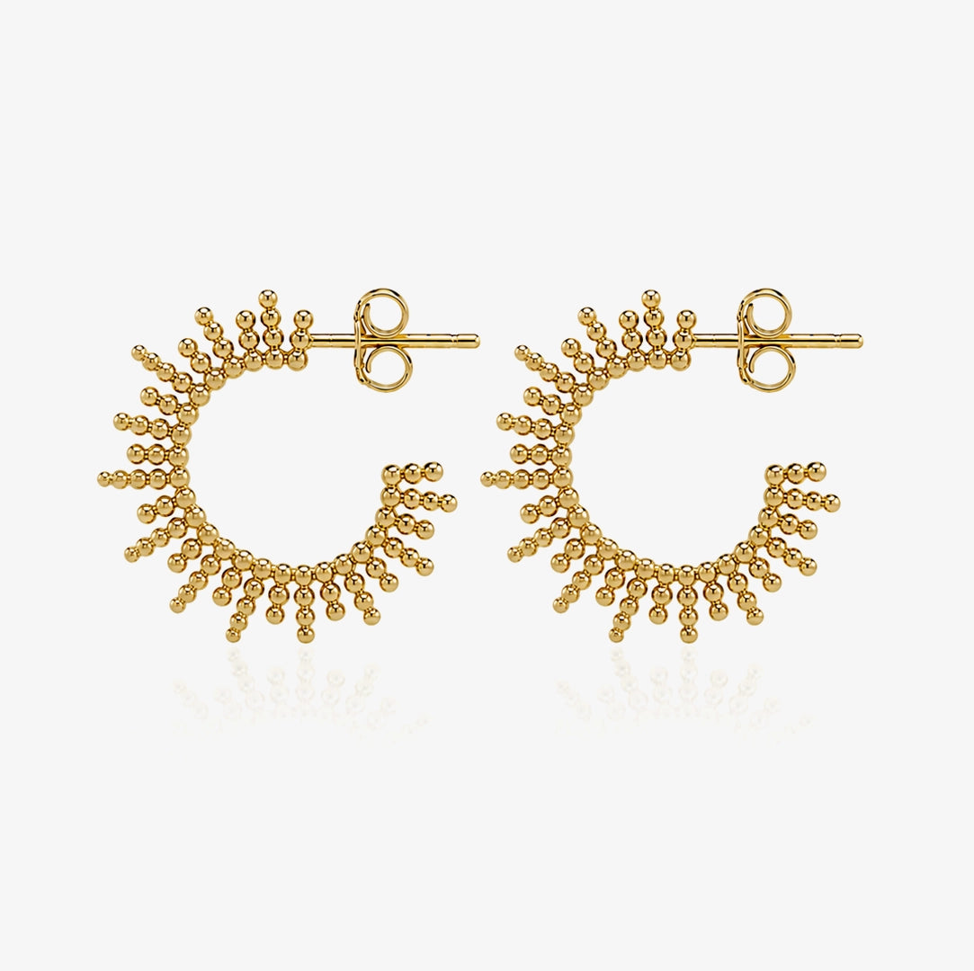 Sunburst Flat Hoops