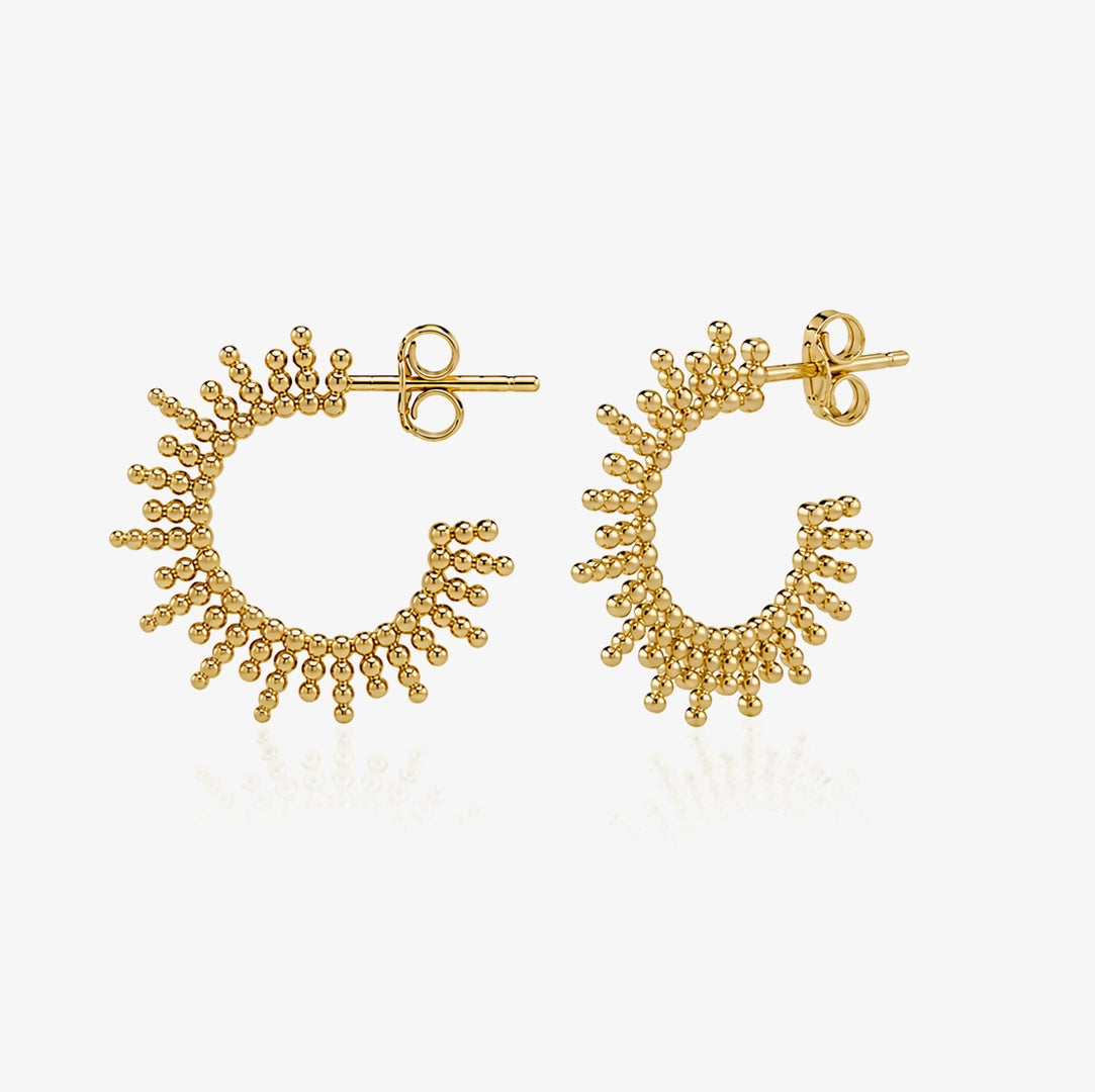 Sunburst Flat Hoops