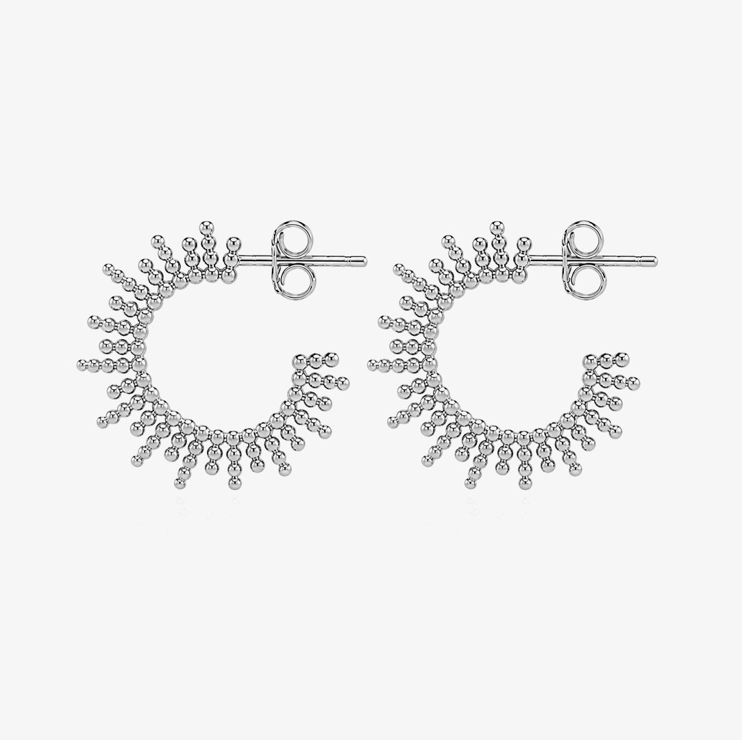 Sunburst Flat Hoops