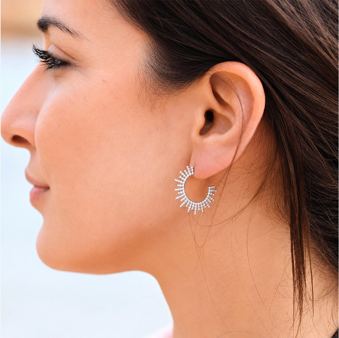 Sunburst Flat Hoops