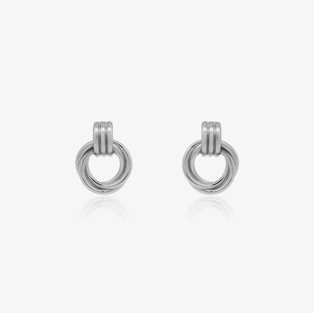 Intertwined Hoop Earrings