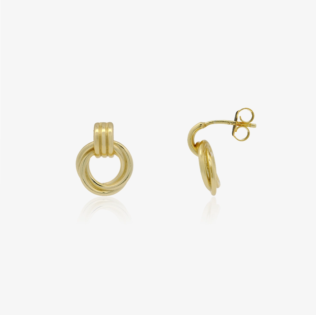 Intertwined Hoop Earrings