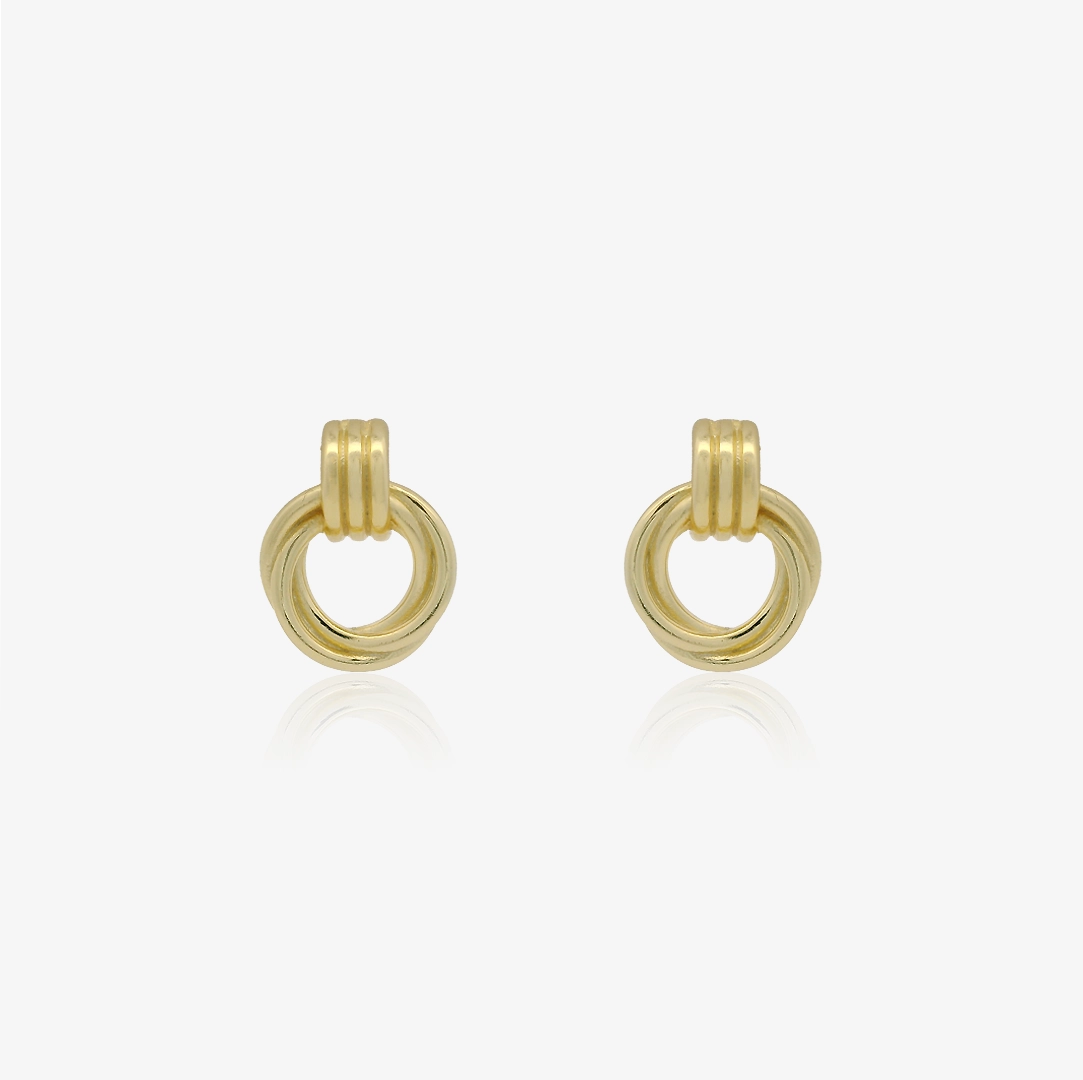 Intertwined Hoop Earrings