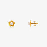 Pendientes Flor Perla