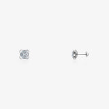 Square Chatón Earrings