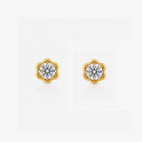 Flower Chatons Studs