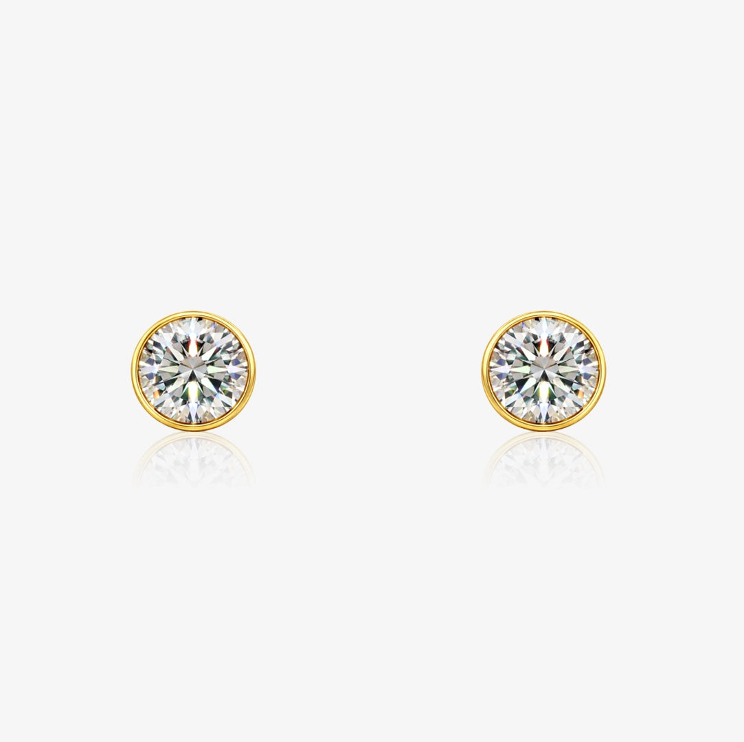 Chaton Earrings