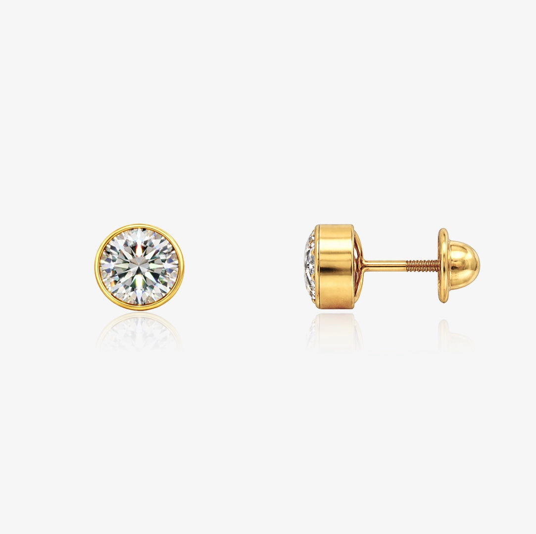 Chaton Earrings