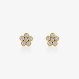 Flower Stone Earrings