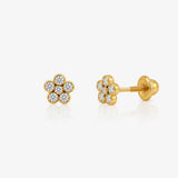 Flower Stone Earrings