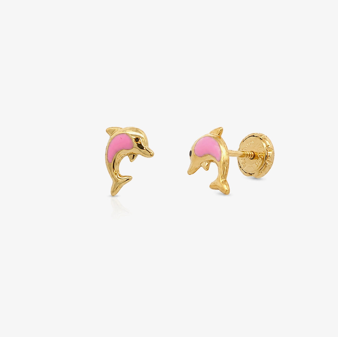 Pendientes Delfín Esmalte