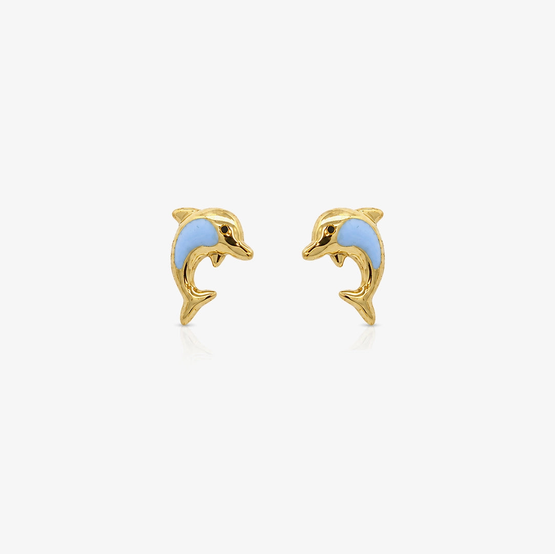 Pendientes Delfín Esmalte