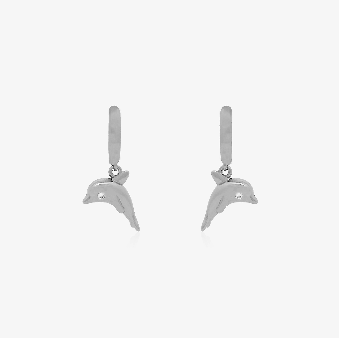 Dolphin Hoop Earrings