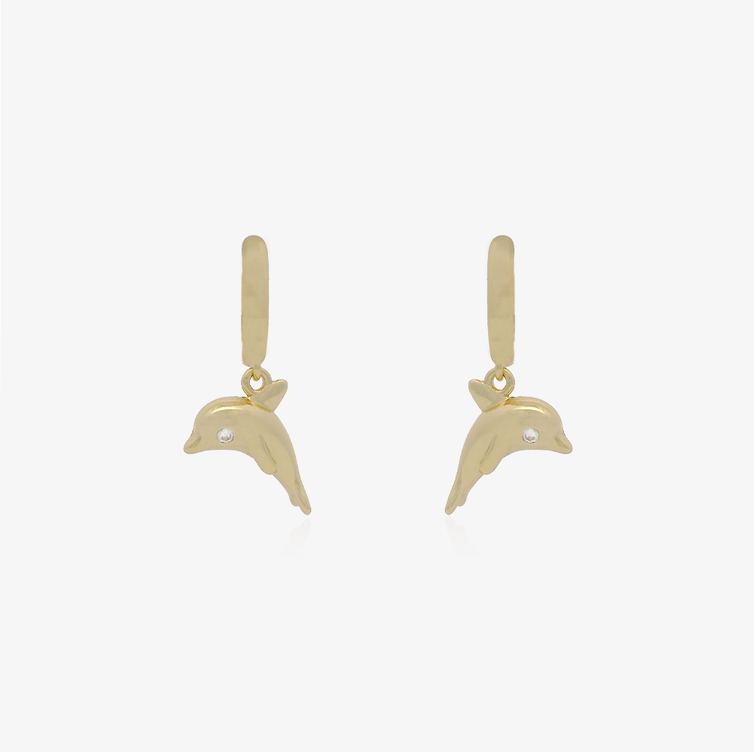 Dolphin Hoop Earrings