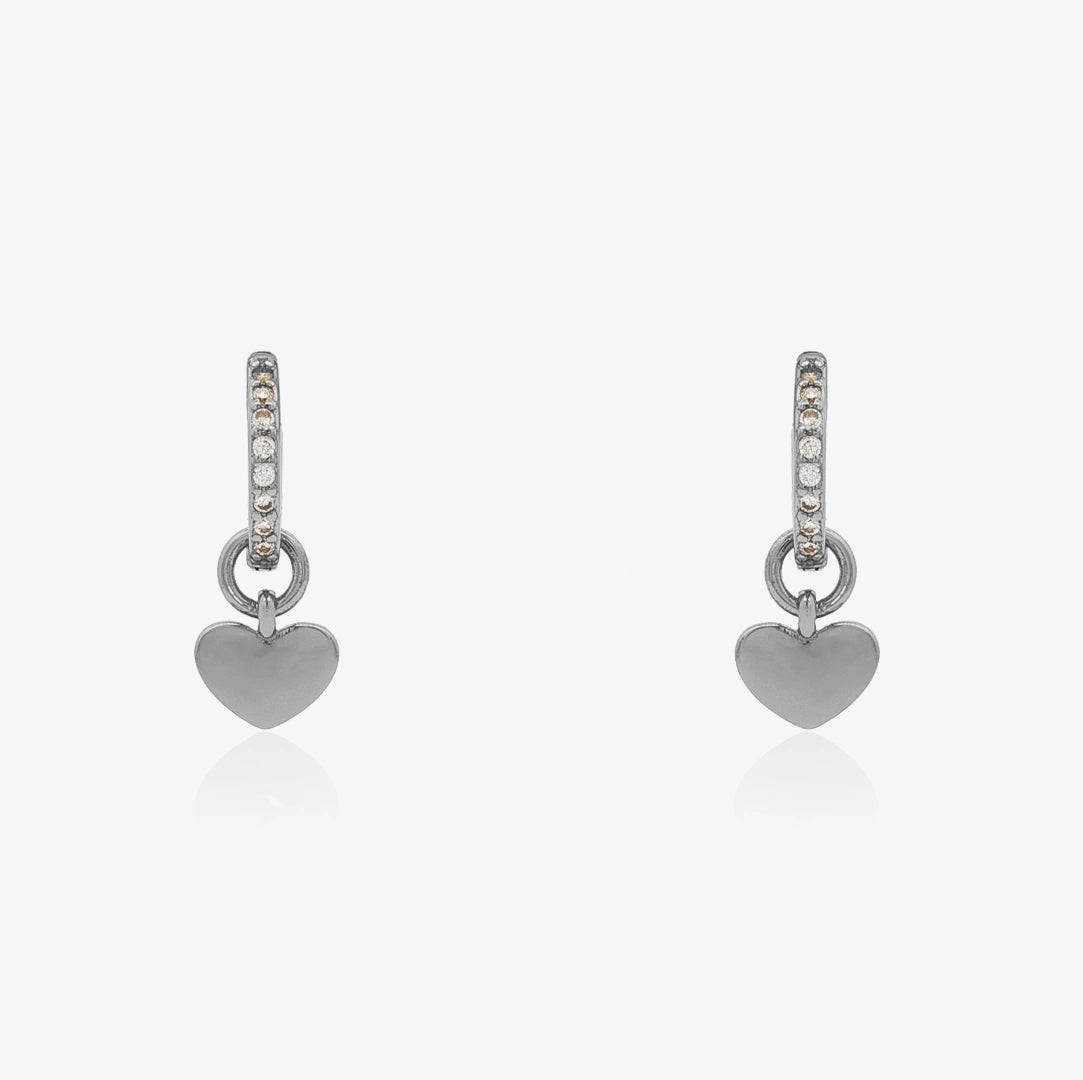 Aros Corazón Colgantes