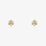 Pendientes Flor Bicolor