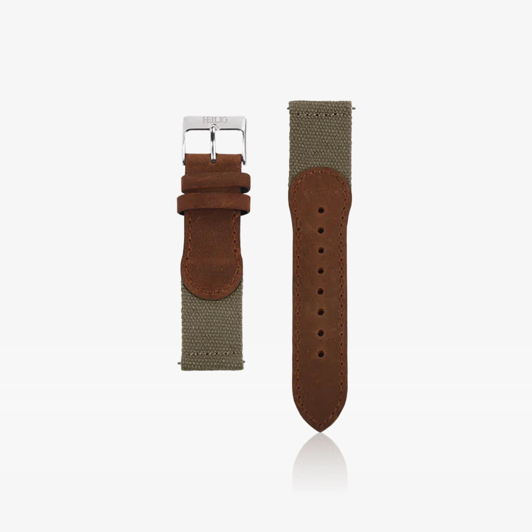 Khaki Leather Strap