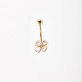 Piercing Ombligo Trebol