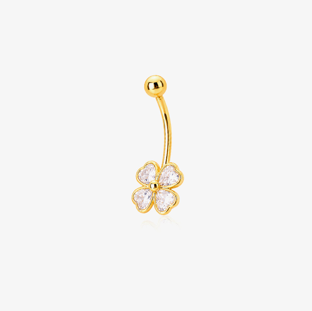 Piercing Ombligo Trebol