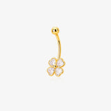 Piercing Ombligo Trebol