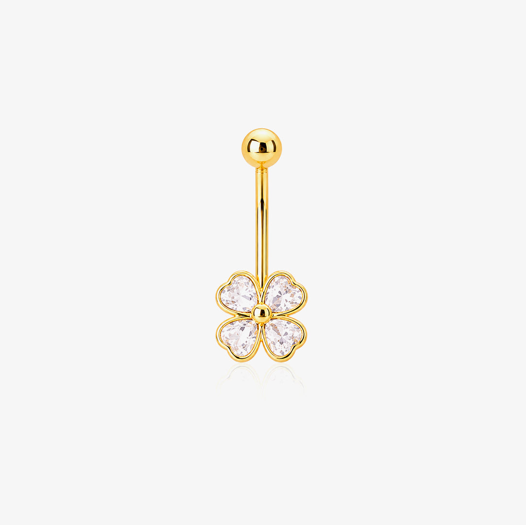 Piercing Ombligo Trebol
