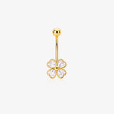 Piercing Ombligo Trebol