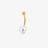 Navel Pearl Piercing