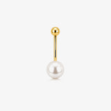 Navel Pearl Piercing