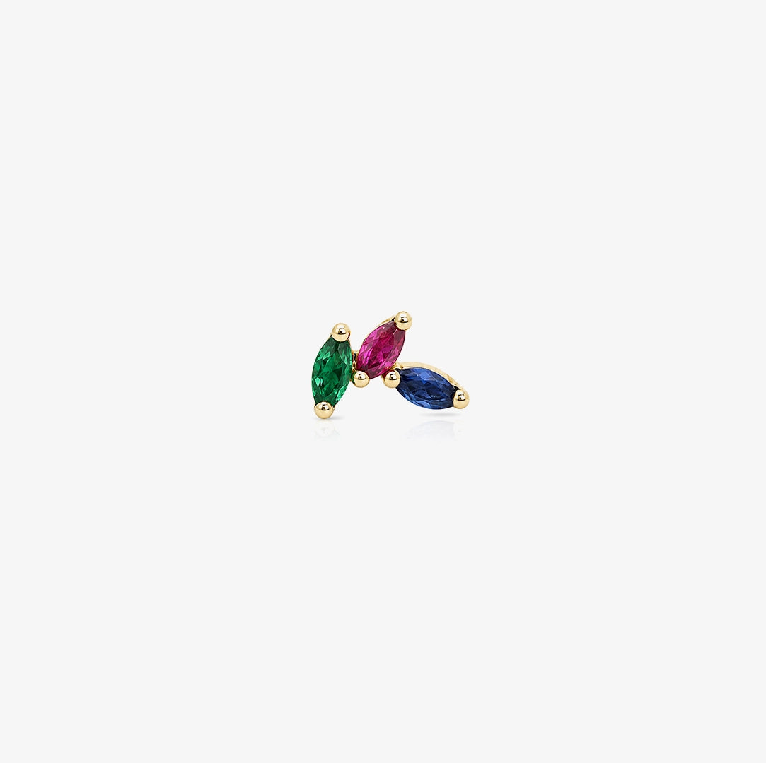 Pendiente TRIPLE COLOR unidad