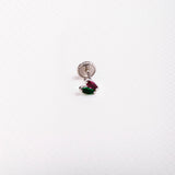 Piercing Oreja DOBLE COLOR