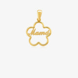 Mom flower pendant
