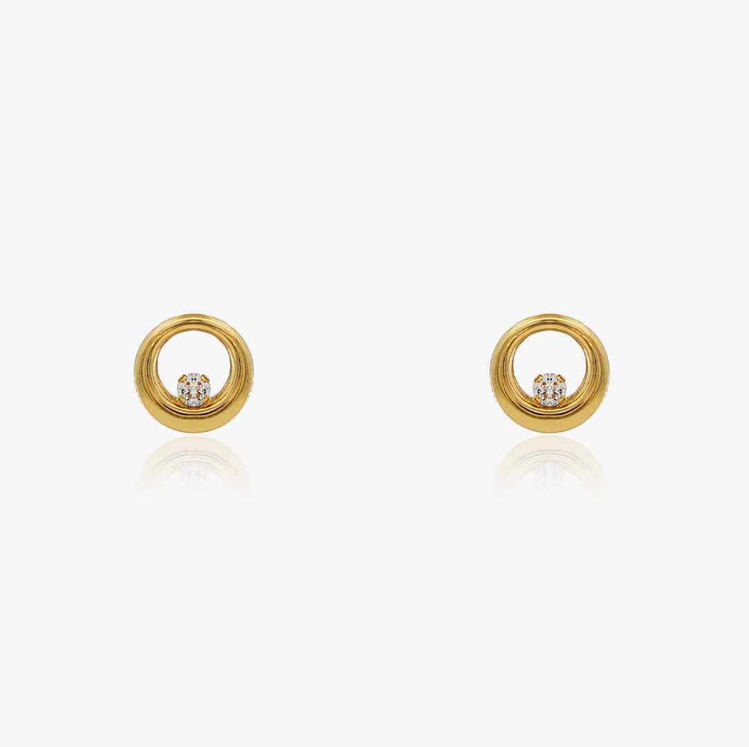 Circle earrings