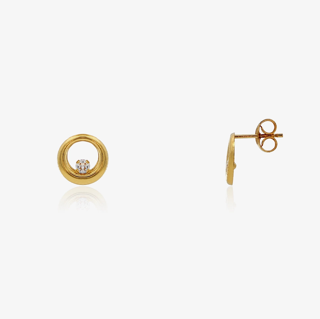 Circle earrings