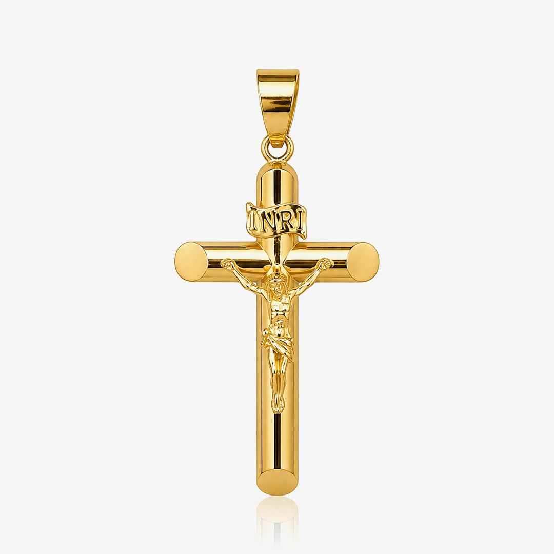 Round cross christ