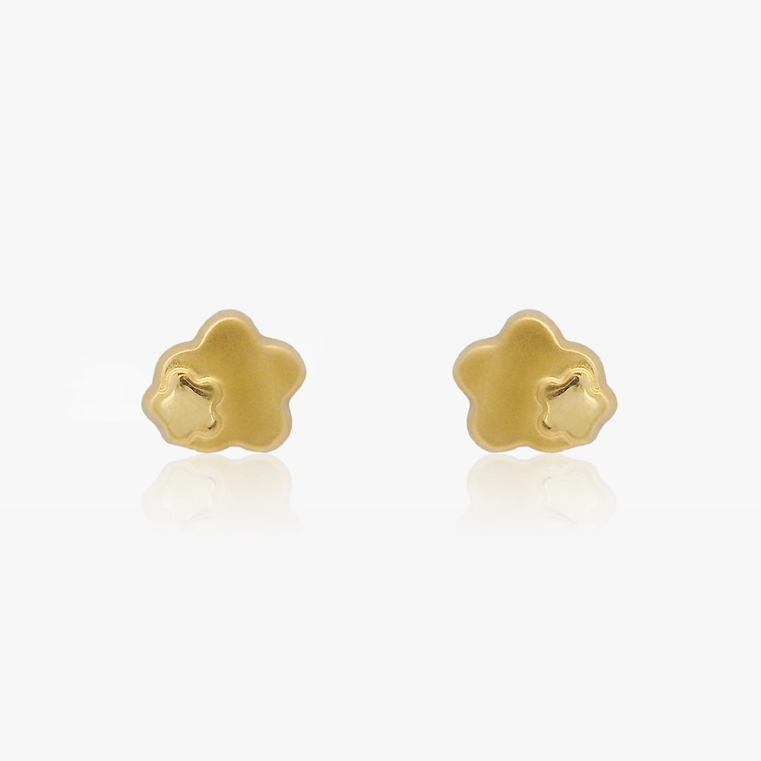 Mottled Flower Earrings
