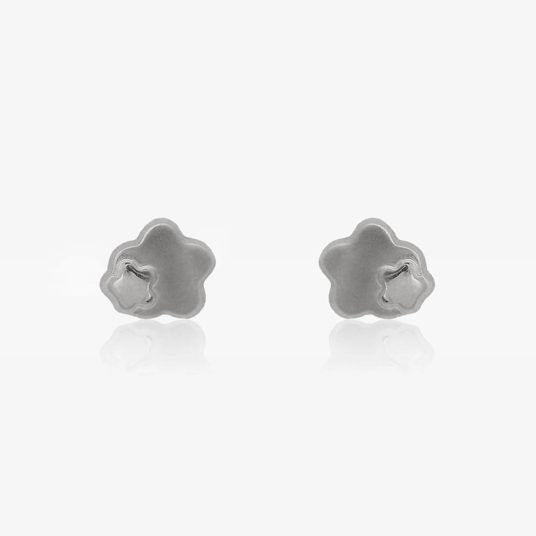 Mottled Flower Earrings