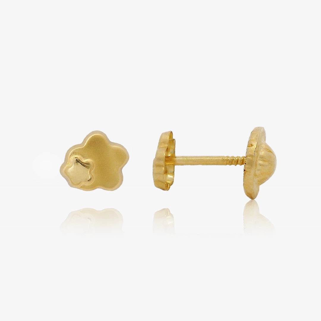 Mottled Flower Earrings